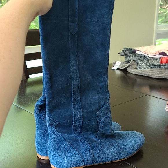 Blue Vero Cuoio boots